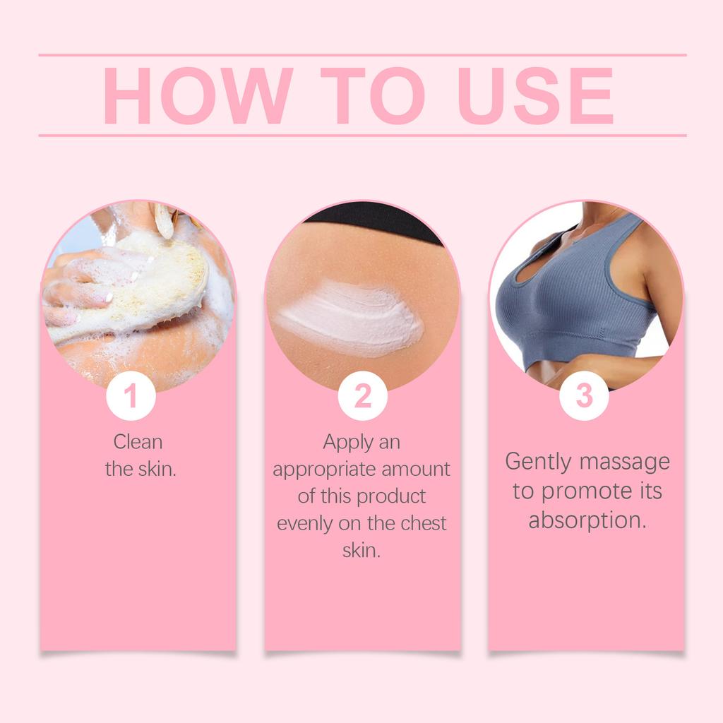 Papaya Breast Enhancement And Firming Cream Tightens The Skin To Help Breasts And Enlarge, Increase Softness, Plumpness, And Smooth And Delicate Skin