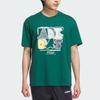 Adidas SS25 Value Range Gfx Fashion Simple Round Neck Short Sleeve T-Shirt Men Tops University-Green KB2830