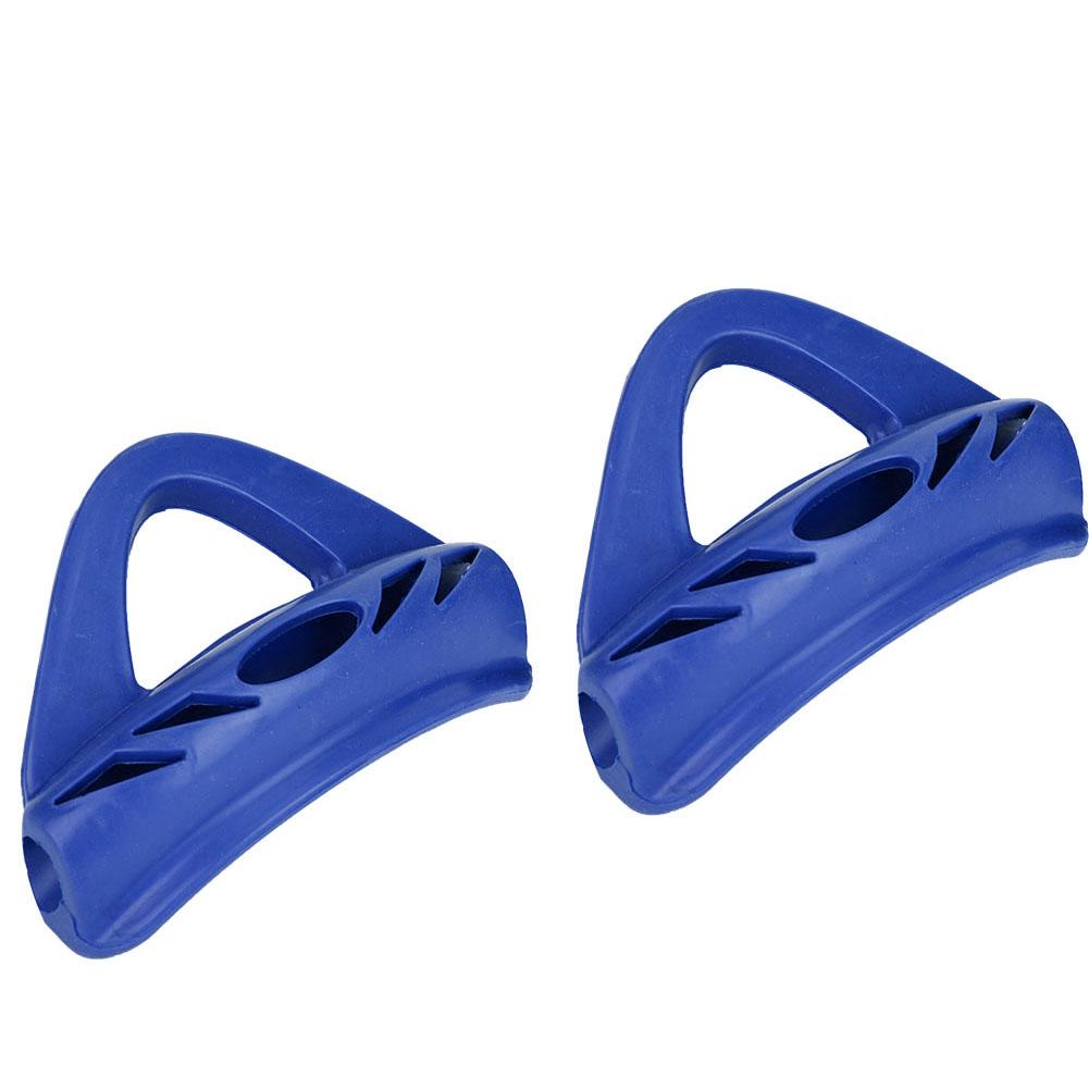 KEEP DIVING Black Rubber Shoe Lace Heel Strap for Swim Fins Swimming Fin Accessory Blue