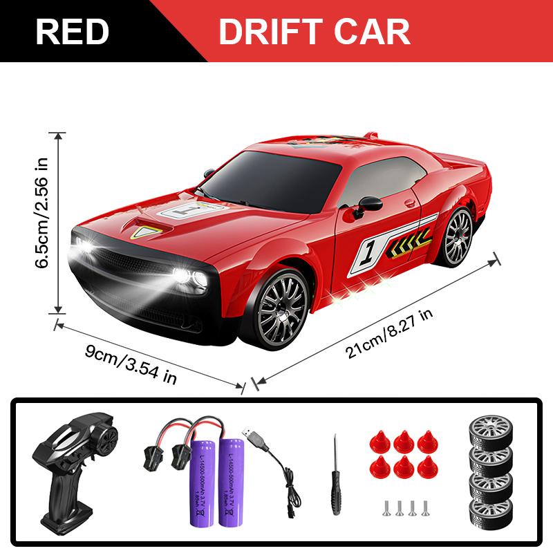 KF27 RC Car 1/20 Competitive Drift Racing 2.4G 4WD High Speed Four-Wheel Drive Car with Light Remote Control Vehicle Toys Boys