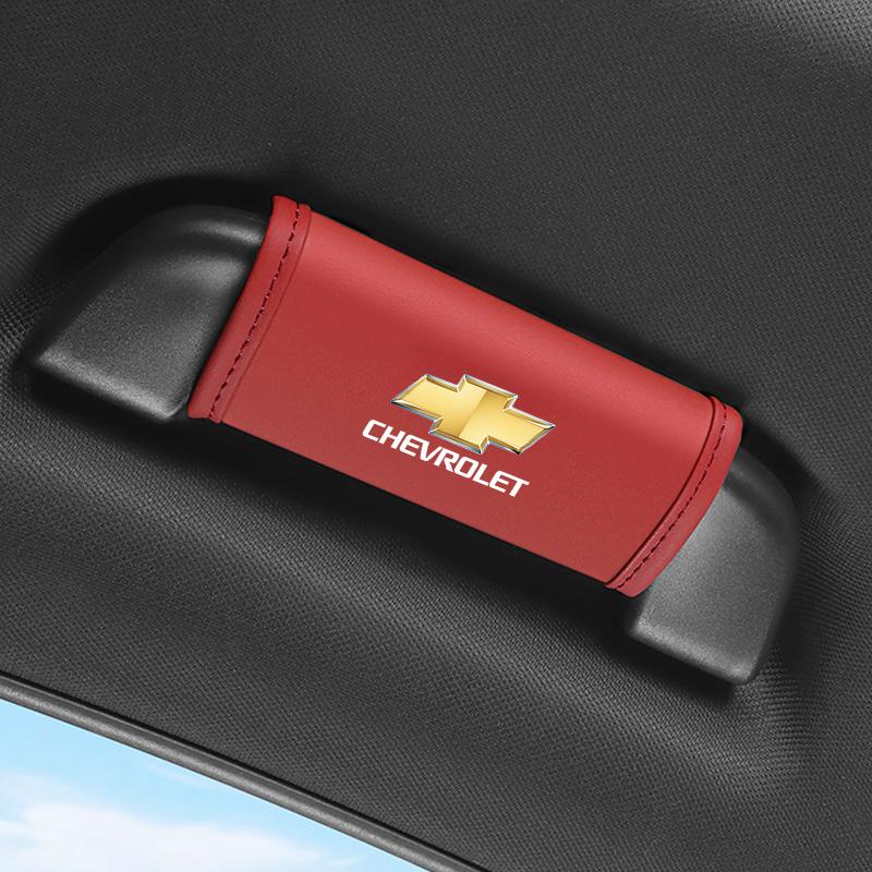 2 Pièces Couvercle de Poignée de Toit de Voiture Revêtement d'Accoudoir Accessoires Intérieurs Pour Chevrolet Corvette Montana TrailBlazer Silverado Traverse