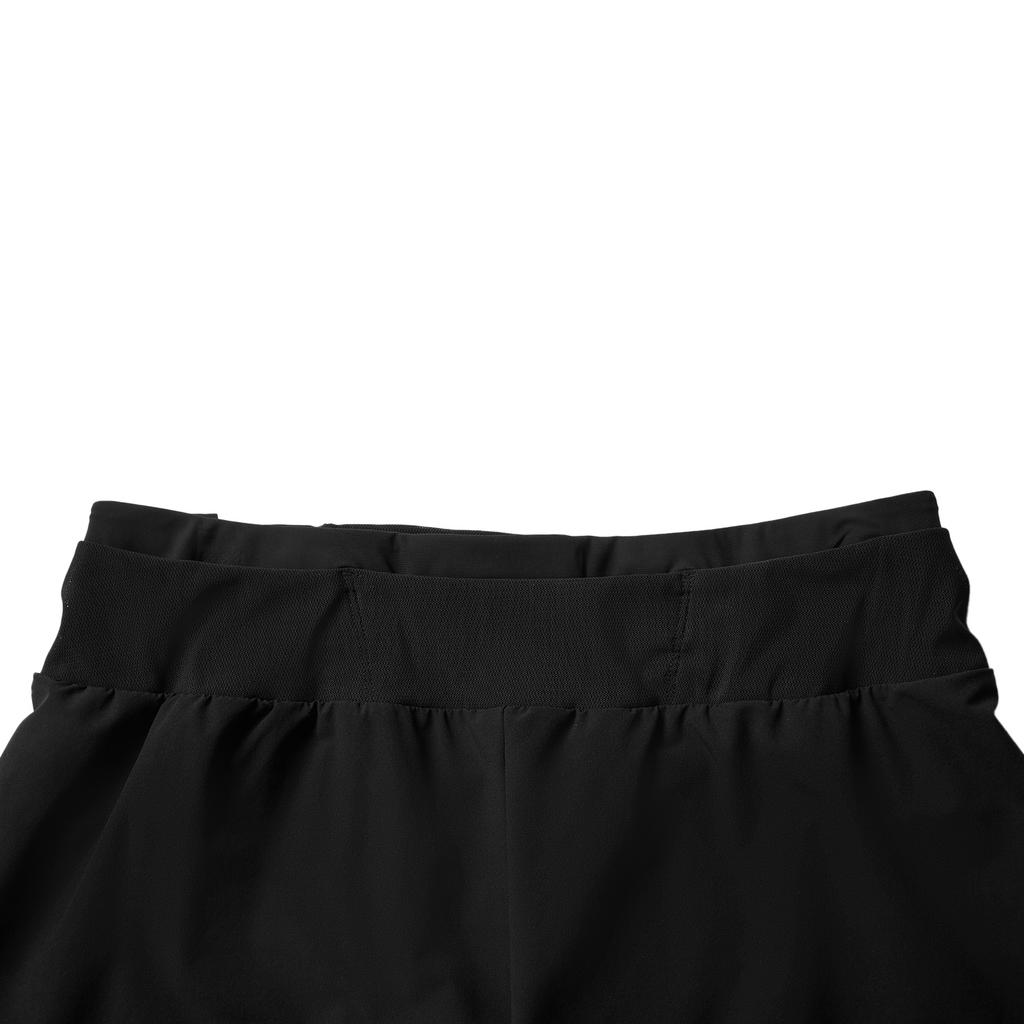 Li Ning Running Series Elastic Logo Quick-Dry Sports Casual Shorts Men shorts Black AKSV005-1