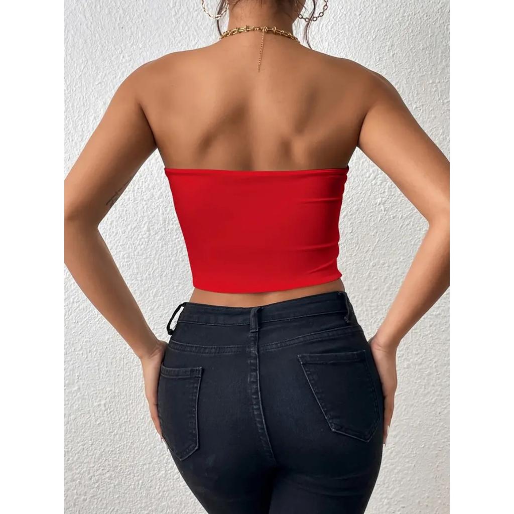 Damen Einfarbiger Alltäglicher Casual BH, Stoßfester und Anti-Hänge-BH, Ohne Stahlbügel, Damen Brustwickel, Geeignet zum Tragen zu jeder Jahreszeit