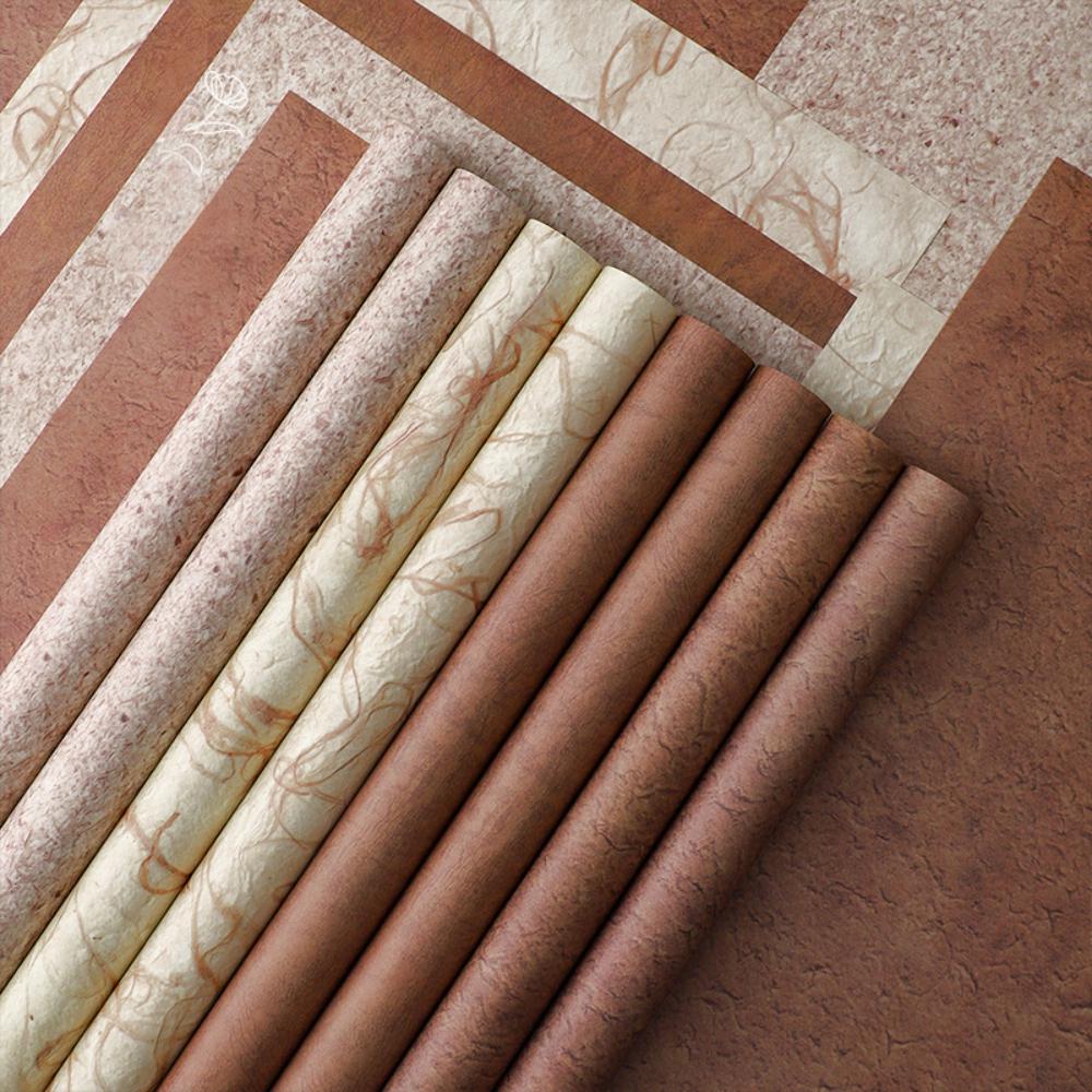 10 sheets/pack Maillard Series Kraft Paper Foldable Wrapping Gift Packing Paper DIY Festival Gift Wrapping Paper For Flowers