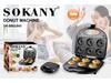 SOKANY843 Automatic Mini Donut Maker for Kids - Electric Baking Pan