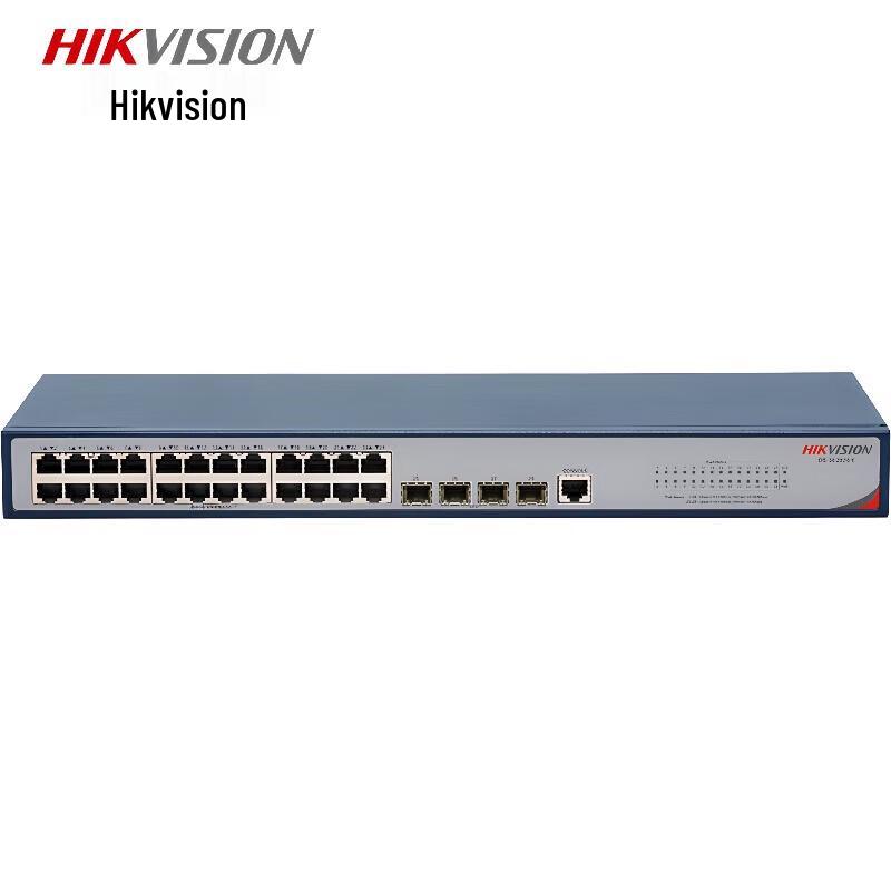 

Hikvision Managed Layer 2 Gigabit Switch with 24 GE + 4 SFP Ports