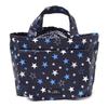 COLORFUL CANDY STYLE Deodorizing Diaper Pouch Diaper Pouch Tote Brilliant Navy & (Drawstring Type) 2-Piece Set, Star, Blue, B8001800-BTR