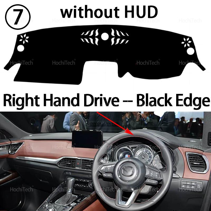 Armaturenbrett Abdeckung Pad Auto Innenmatte Anti-UV Matte Sonnenschutz Armaturenbrett Matte Teppich Dash für Mazda CX-9 CX9 CX 9 Zweite Generation TC 2016-2022