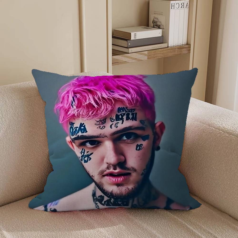 

L-Lil P-Peep Горячий Певец Наволочка Съемная Моющаяся Наволочка – Всесезонный Мягкий Лен 16x16Inch