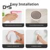 Glass Door Handle 10kg Load-capacity Secure Grip Simple Installation Universal Suction Cup Bathroom Sliding Door Handle