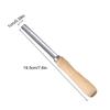 Corer Tool Kitchen Stainless Steel Pear Pitter Anti-Slip Manual Kitchen Corer with Wood Handle for Fruit Slicing Cooking Salad