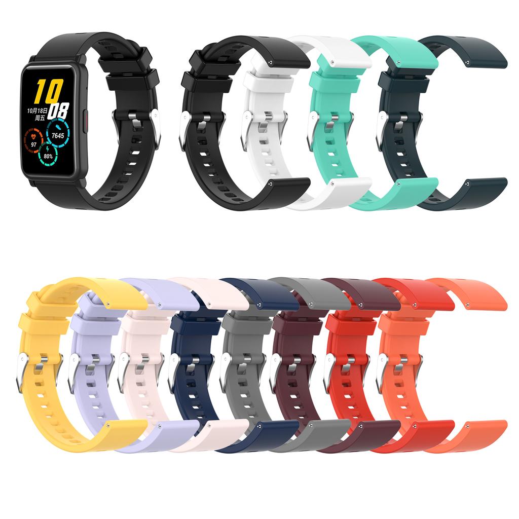 20mm Řemínek k hodinkám Silikonový pásek Pro Huawei Honor Watch ES Originální náramek pro chytré hodinky Náramek na zápěstí Pro Amazfit GTS 2 /GTR 42mm Pásek
