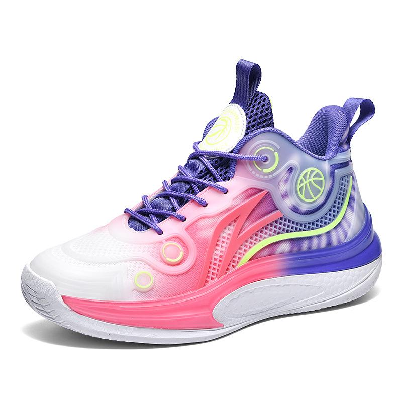 Training Basketball Shoes Youth Casual Sneakers Student Competition Sneakers Fashion Luminous Running Shoes