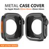 Capa com Estrutura de Metal para Apple Watch Ultra3 2 1 49mm 46mm 45mm 44mm Capa Protetora para IWatch Series 11 10 9 8 7 6 5 4 SE3 Sem Vidro