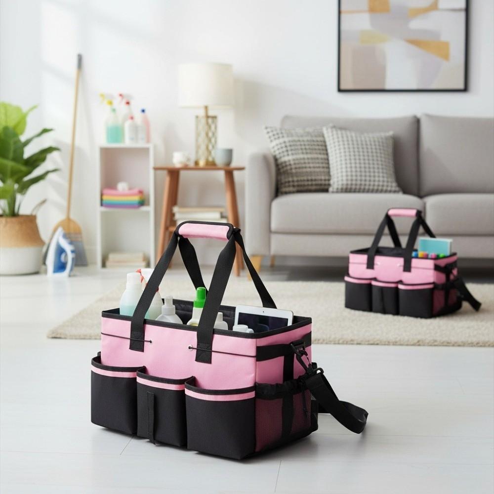 Wear-Resistant Multifunctional Tool Bag Heavy Duty Tool Organizer Bag  Cleaning Tools Organization
