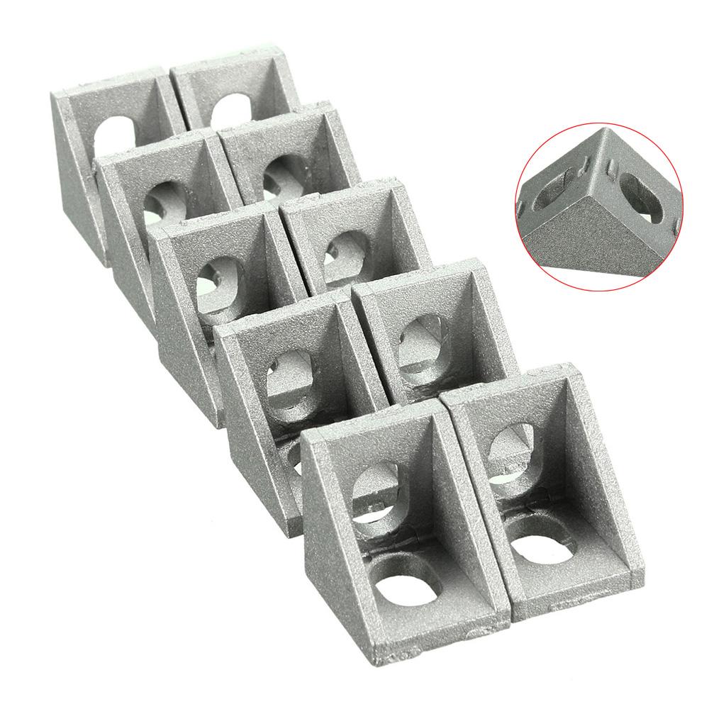 2020/3030/4040/6060/8080 Hliníkový rohový L profilový pravý úhelník podpůrný konektor Extruze Průmyslový hliníkový profil