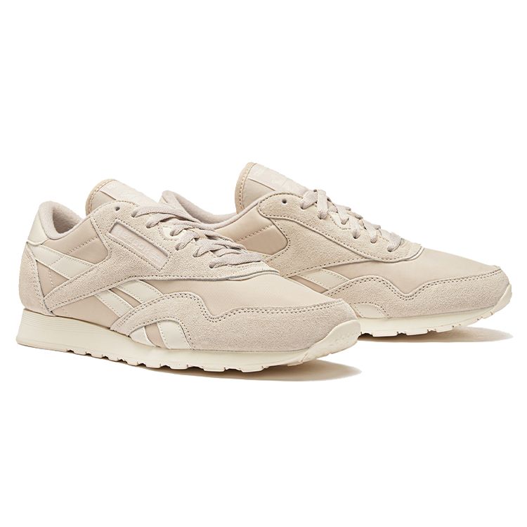 Reebok Classic Nylon Stucco Vintage Chalk Unisex Sneakers Cream 100032795