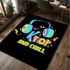 1Pc K Pop Print Rug - Home Decoration Carpet For Living Room Bedroom Flooring Computer Chair Area Rug