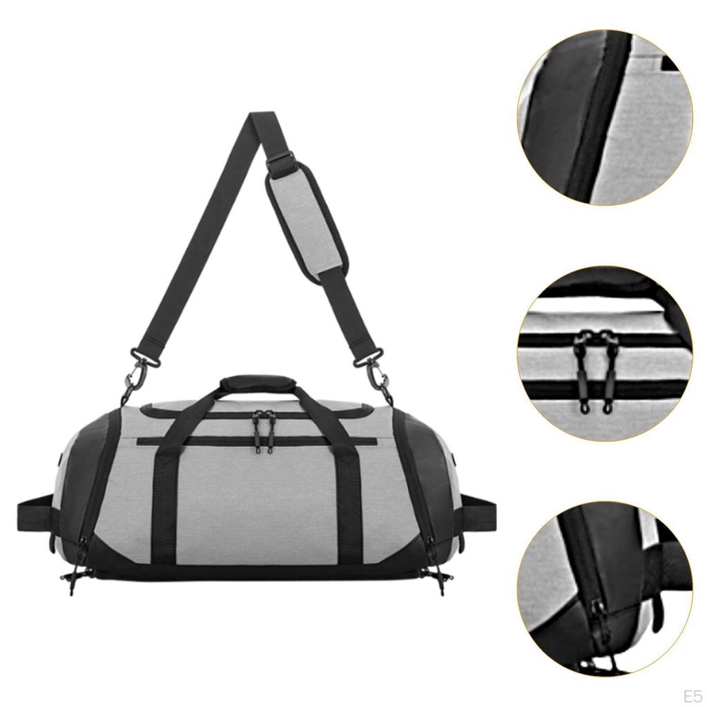 Crossbody Bag Overnight Adjustable Shoulder Strap Waterproof Gym Travel Duffle for