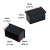 1/16 Pcs Rectangle Shaped Furniture Pads Rubber Furniture Leg Cover  Hardwood Floors