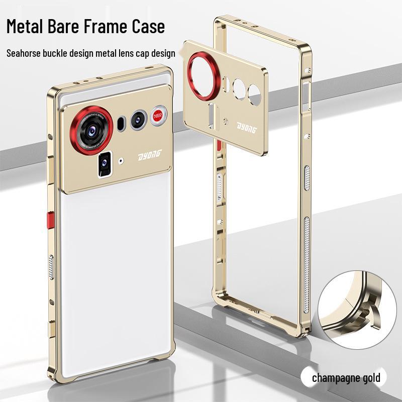 

Чехол-бампер Nubia Z80 Ultra Seahorse Buckle Edge Case Z70S Ultra с защитой от перегрева Nubia Z60 Ultra [Large Lens]