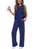 Spring/Summer 2026 Women's Two-Piece Casual Pleated Vest Set