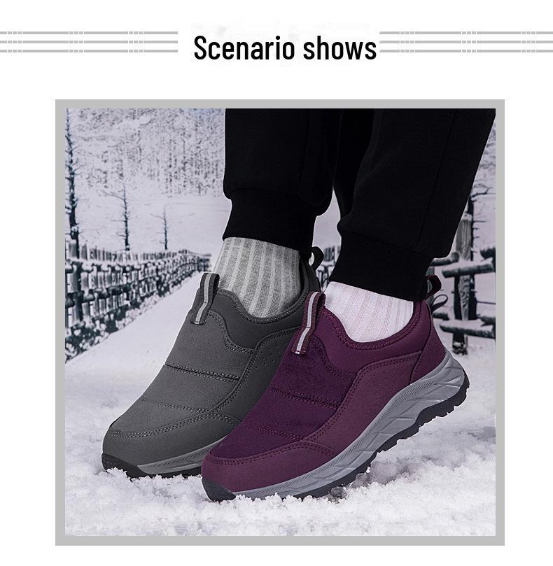 Waterproof Slip-On Men's Walking Shoes for Middle-Aged and Elderly - Non-Slip, Soft-Soled, Lightweight, Casual Sports Shoes