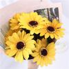 New Artificial Sunflower Artificial Silk Flowers Home Wedding Decoration Imitation Flowers Home Decoration Hand Stick Bouquet