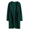 Woolen Coat Women Autumn Korean Fashion Casual Loose Women Coat Solid Color Button-Less Cardigan Coat