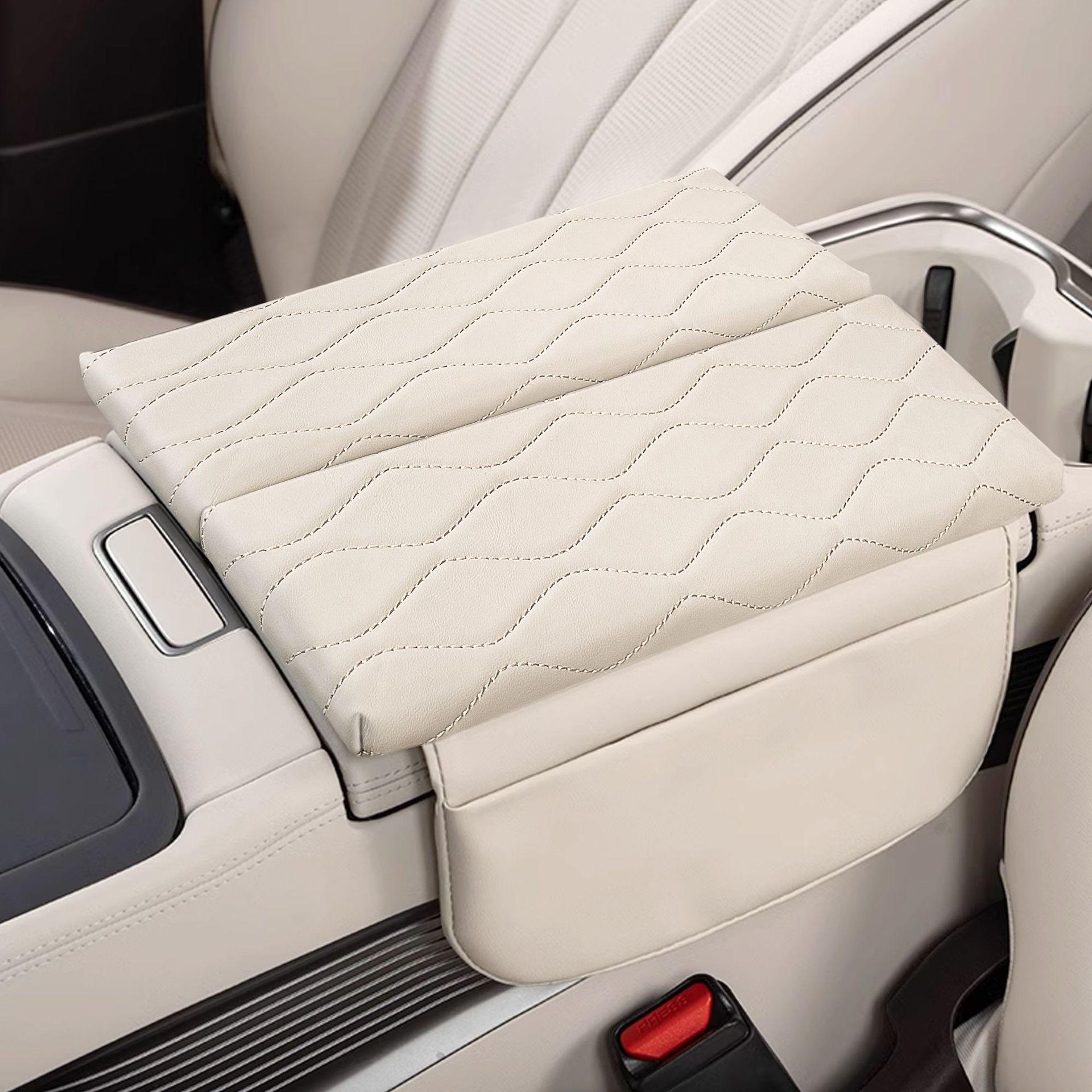 2025 BYD D9 Armrest Box Leather Cover Pad for Car Interior Enhancement.