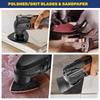 115 PCS Oscillating Saw Blades with case,Wood/Metal/Plastic Cutting and Accessories with Sandpaper,Bi-Metal Tool Blade, Arc Edge Multitool Blades