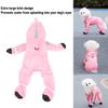 Dog Raincoat with Boots Leash Hole 4 Legged Lightweight Water Proof Dog Rain Jacket Pink M