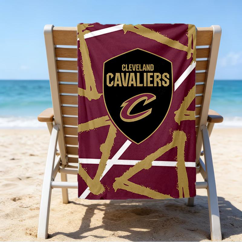 Cleveland Football Quick-Dry Microfiber Beach Towel Super Soft & Absorbent for Bath, Beach, Travel Bath Time Accessory, Fan Gifts