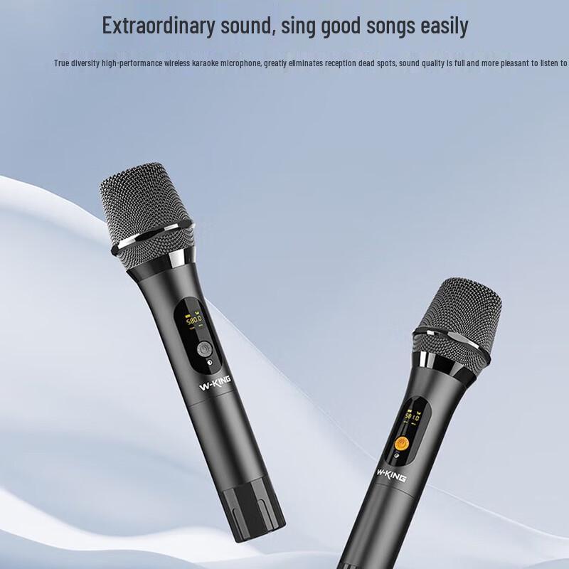 W-King K30 380W Portable Outdoor Bluetooth Trolley Speaker with Dual Mics CN plug (adapter included) (CN version)