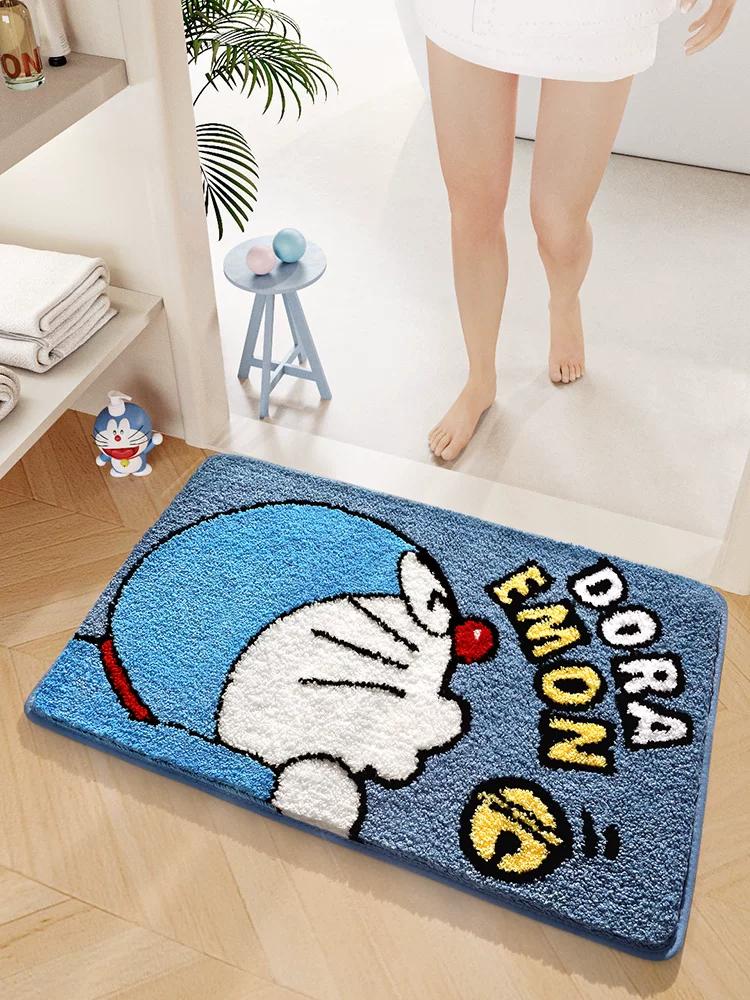 Doraemon Strong Absorbent Pads Cartoon Bathroom Carpet