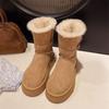 New Style Snow Boots with Thick Soles and Padded Short Cotton Shoes for Women