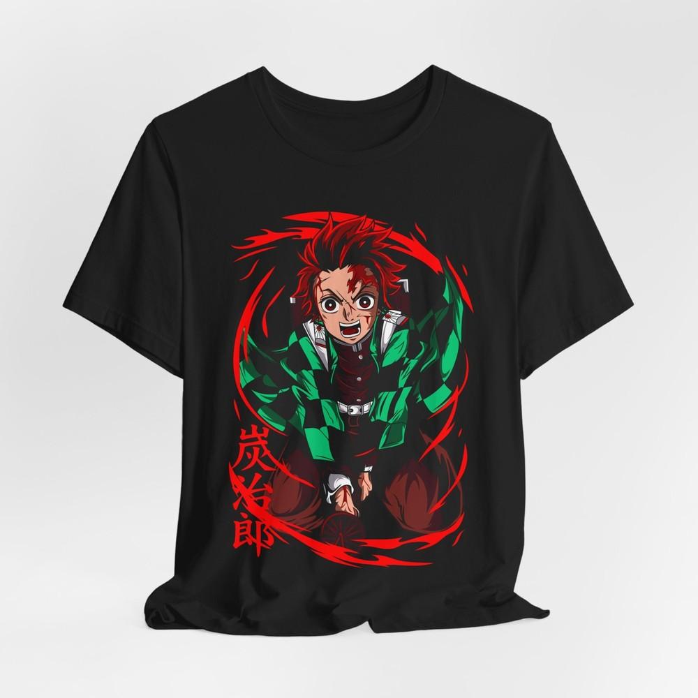 Tanjiro Anime Graphic T-Shirt Tee Tops, Unisex Shirt, Manga Lover Gift, Japanese Style Top,