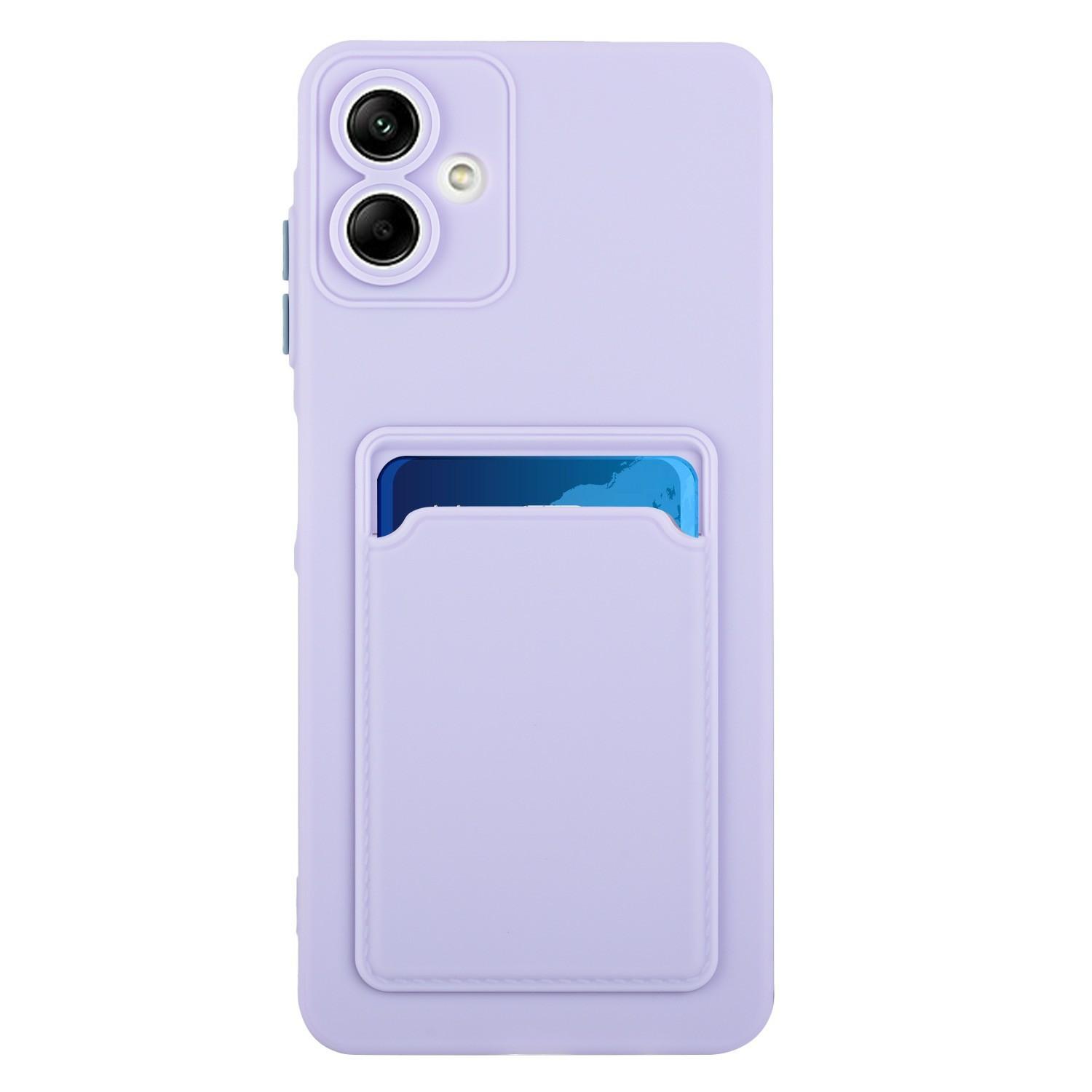 

For Samsung Galaxy A06 4G Case Card Slot Matte Fingerprint-Free Back Cover F