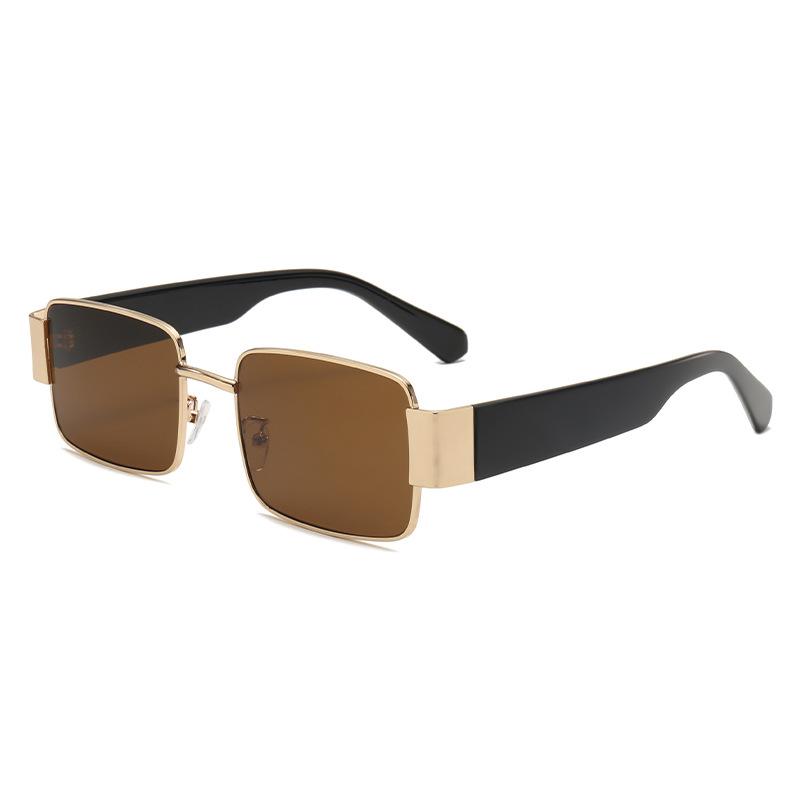 Metal Neutral Sunglasses Fashionable Street Sunglasses Outdoor Uv Filtering Glasses Comfortable Wearing