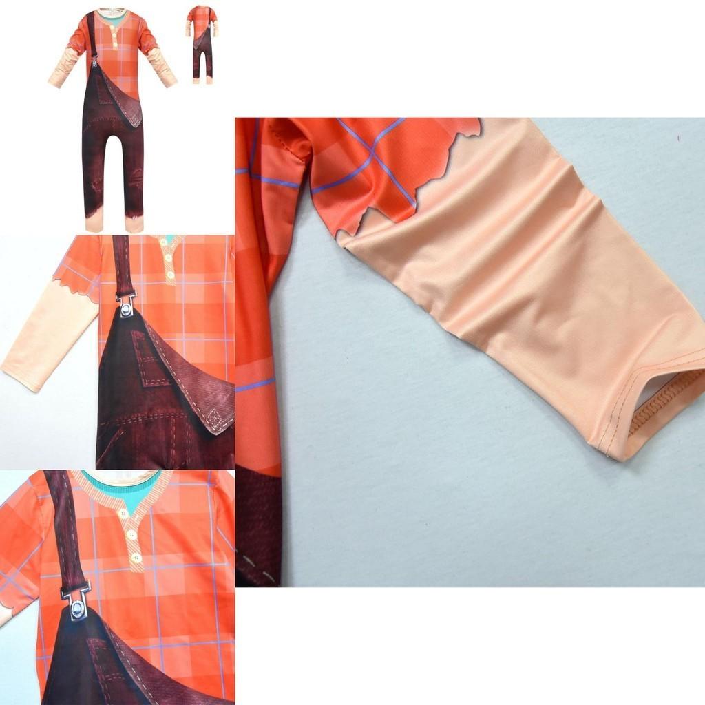 Soft Material Kids Wreck-it Ralph 2 Cosplay Costume Perfect For Parties And Events