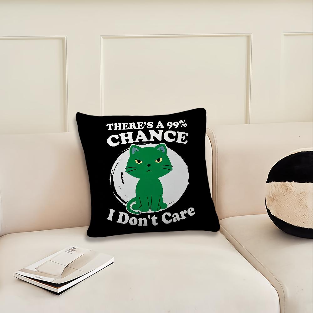 I Probably Don't Care About The cushion cover Pillow Cover Decoration Room Home Sofa living Office Car Nordic Simplicity