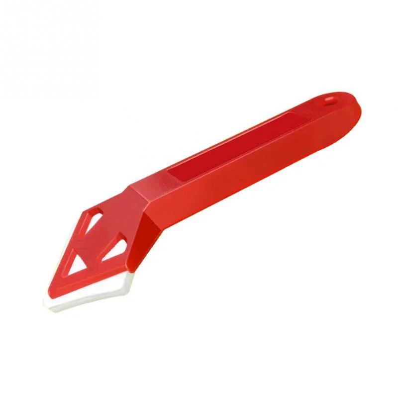 2Pcs/Set Silicone Glass Cement Scraper Tool Caulking Sealant Finishing Grout Floor Cleaning Tile Dirt Tool Spatula Glue Shovel