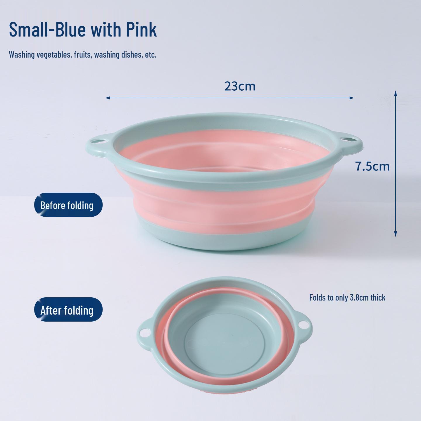 

Портативная настенная силиконовая складная раковина для умывания для путешествий и домашнего использования