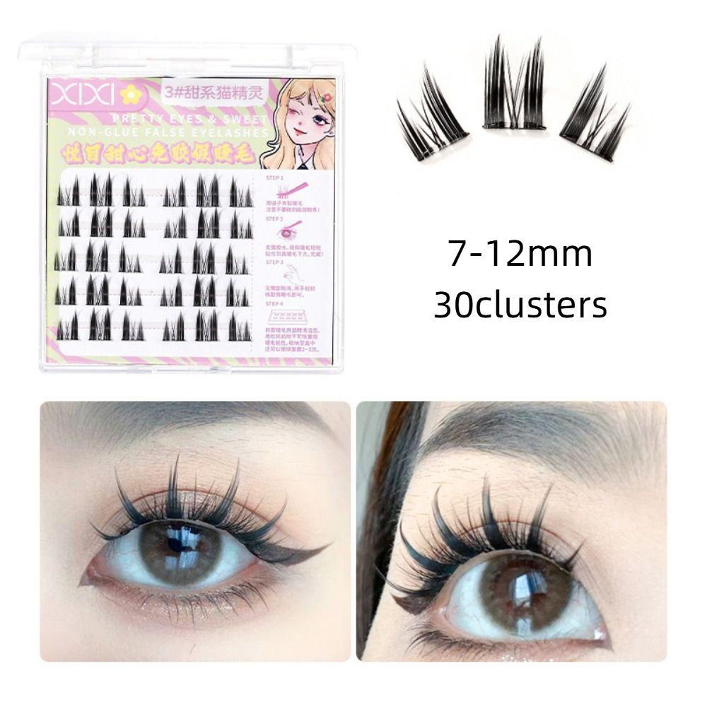 

DIY Self-adhesive Lash Clusters Makeup False Eyelash Clusters Grafting Lashes Style 3