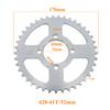 428 Chains 37T/40T/41T/43T/48T 37MM-76MM Motorcycle Chain Sprockets Rear Back Sprocket Cog For 110cc 125cc 140cc Dirt Pit Bike