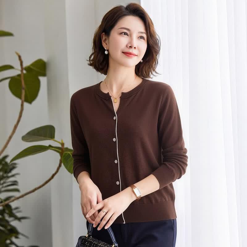 

Hao Yi Women s Long Sleeve Versatile Knit Cardigan XL