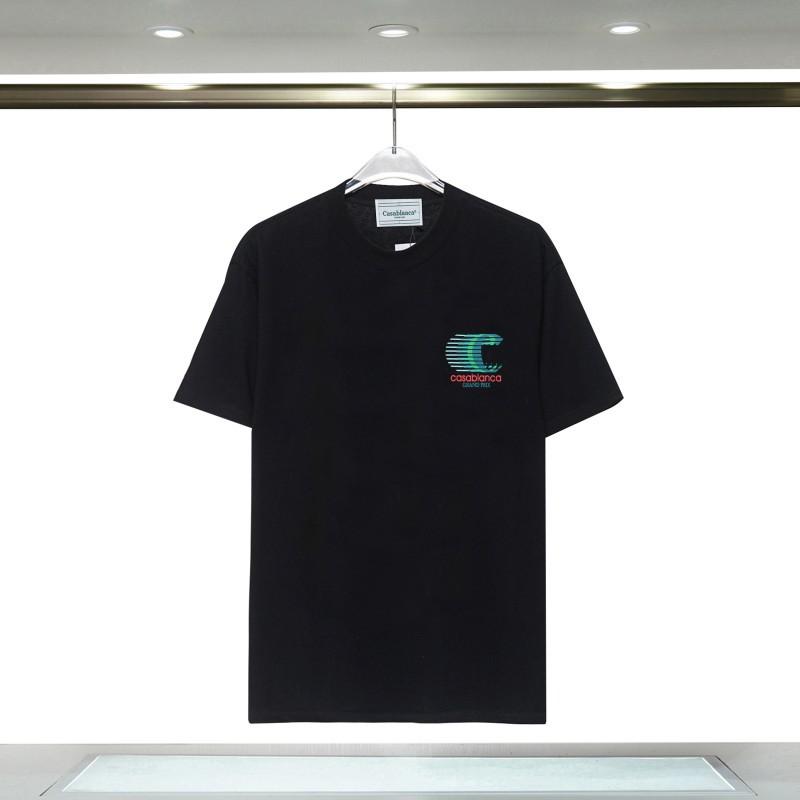 Casablanca 23 Frühling und Sommer Neuheit Fantasie Tor Sternenhimmel Schloss Casa Buchstaben Logo Kurzarm Partner T-Shirt