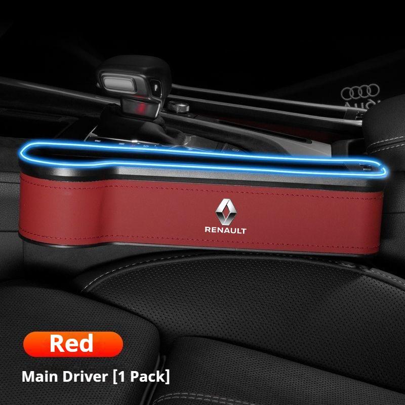 For Renault 2026 Nye hjulkapsler Sete Sideoppbevaringslomme for Bilsete Gapfyllerboks For Renault Megane 2 3 Clio Scenic Duster Kap
