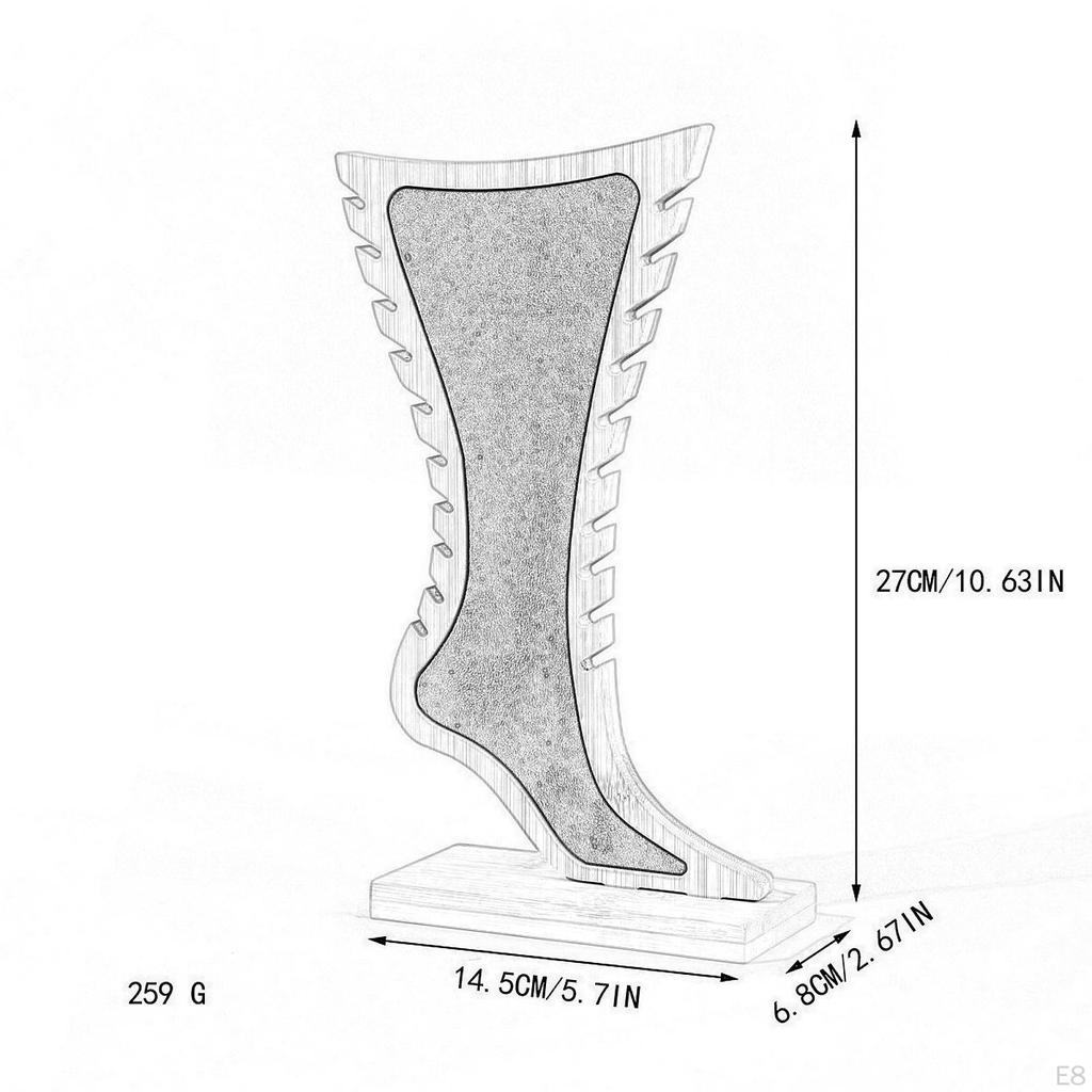 Jewelry Display Board Necklace Space Saving Pendants Chain Stand Holder