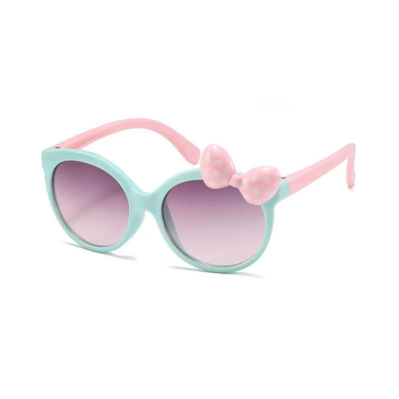 Girls Boys Cute Animal Cartoon Ears Sunglasses Outdoor Sun Protection Children Lovely Vintage Sunglasses Protection Classic Kids
